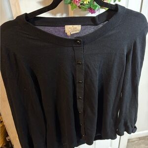 Kate Spade Classic Black Button-Up Sweater